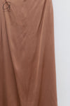 BASERANGE Drawstring Skirt France BAS-SKMAX-SS-WI24-ZONG Brown
